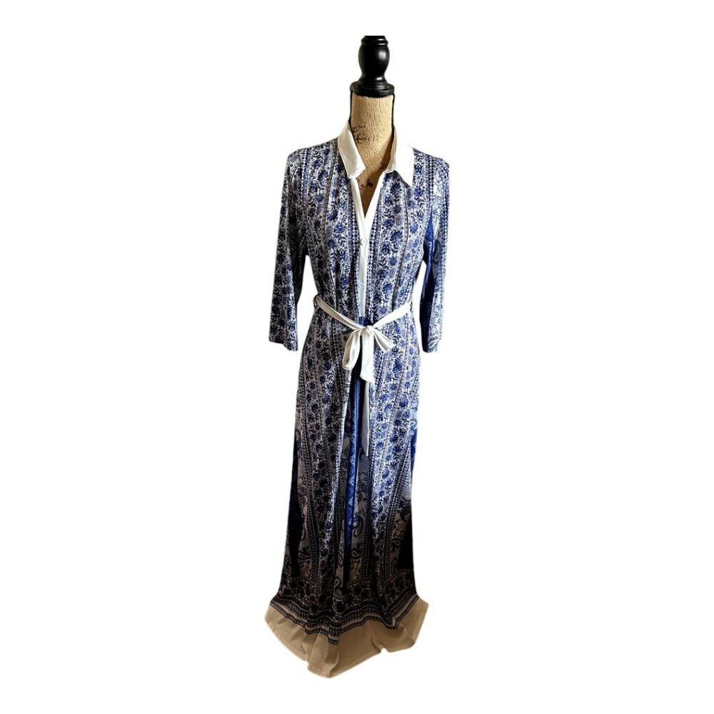 Elegant Boho Floral Maxi Dress by Lily by Firmiana - Size Medium - $25